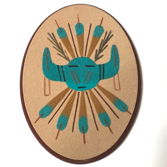 Navajo Sand Painting - Picture 1 of 5